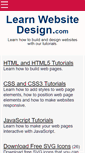 Mobile Screenshot of learnwebsitedesign.com