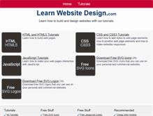Tablet Screenshot of learnwebsitedesign.com